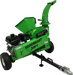 Green yardBeast 3514 Atv Wood chipper with 'Yard Beast' branding on a clear background